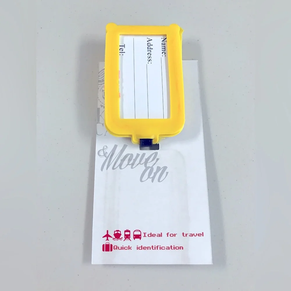 Silicone Luggage Tag - Pick One